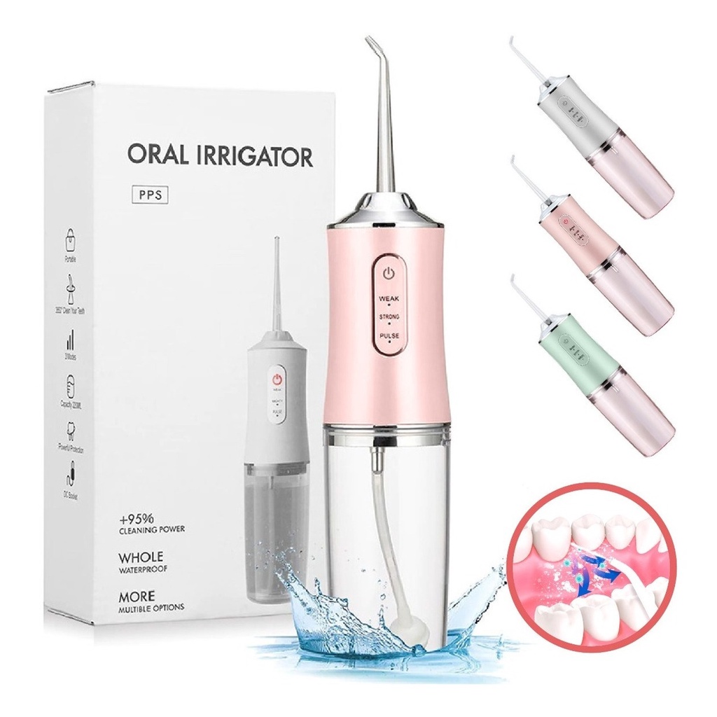 Irrigador Oral Elétrico Jato D Água Limpador Dental Bucal