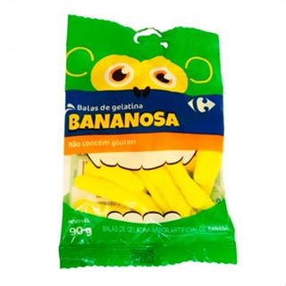 Bala de Gelatina Carrefour Banana 90 g