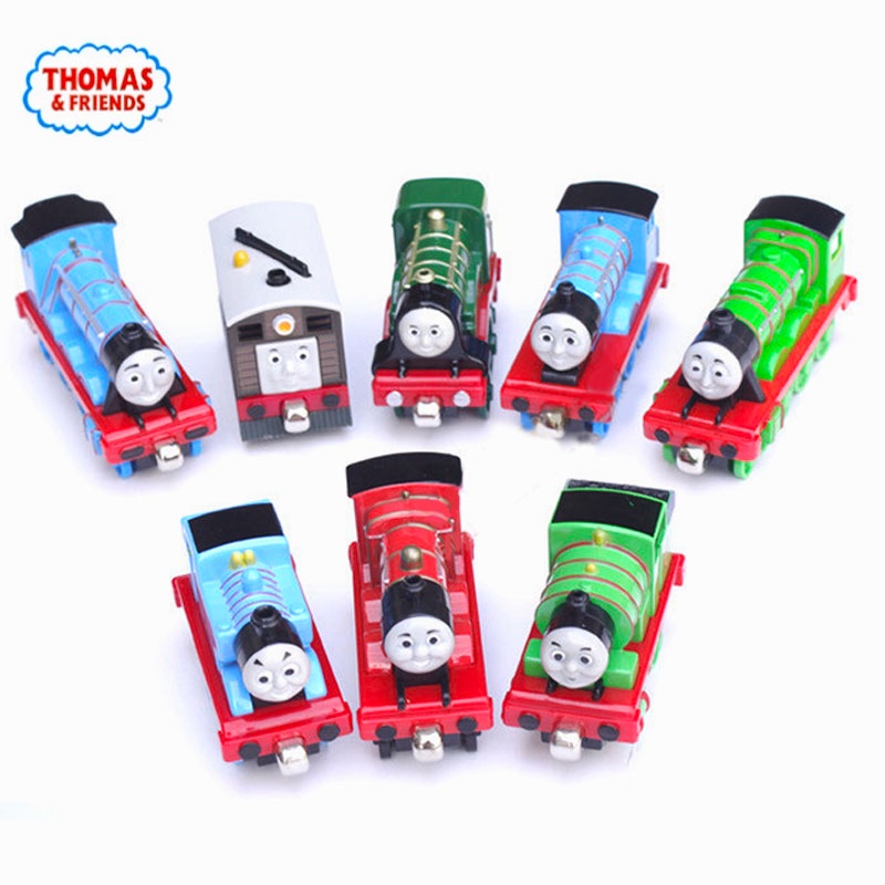 Thames  Metal Diecast Trem Modelo Toby Emily Locomotiva Conexão Magnética