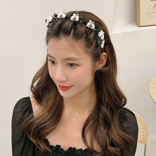 Arco De Cabelo Trançado Multi-Layer Butterfly Bangs Clip De Borboleta Oco Penteado Robusto Fita
