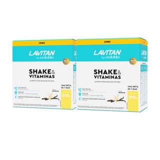 Shake Redubio Sabor Baunilha 210g Com 2 Unidades