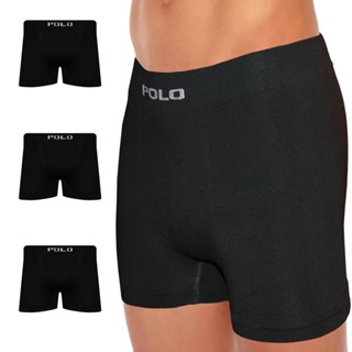 Kit com 8 Cuecas Box Polo Star Preta Masculina