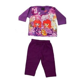 03 Conjuntos Infantil Moleton Menina Tam P M G Bebe