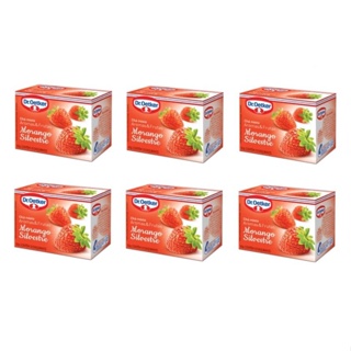 6un Chá Misto Morango Silvestre 10 Sachês - Dr. Oetker em Oferta na Shopee