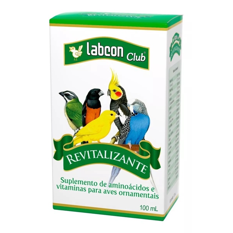 Labcon Club Revitalizante Suplemento Para Pássaros 100ml
