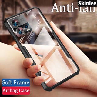 Novo Estojo De Design Para Moto Edge 30 Fusion Case Armadura Transparente De Ar Macia Anti-Queda Motorola Edge30 40 Neo Back Cover