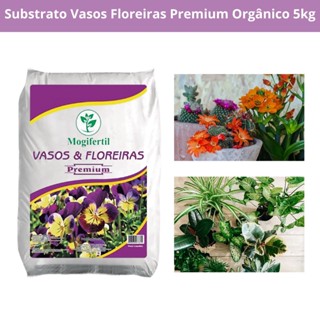 Substrato Plantio Vasos Mudas Floreira Premium 5Kg