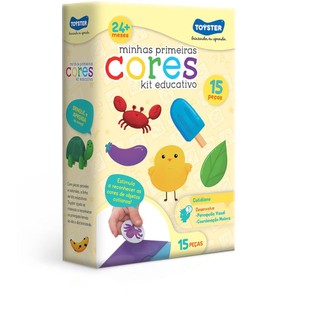 Jogo Educativo Minhas Primeiras Cores - Toyster em Oferta na Shopee