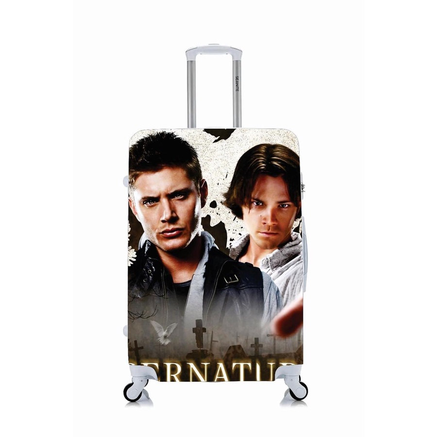 Capa Protetora Para Mala Viagem Personalizada Pequena Supernatural Irmãos