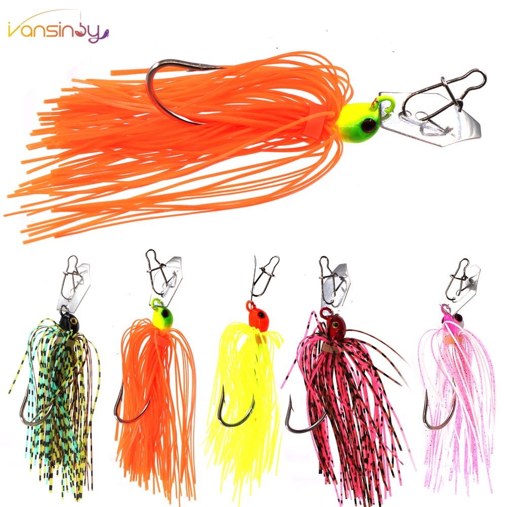 12g Spinnerbait Lures Bass Fishing Buzzbait Multicolor Truta Robalo Salmão Metal Spinner Iscas Nadar Jigs
