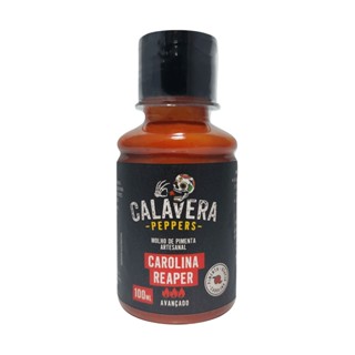 Molho de pimenta Carolina Reaper 100ml - Calavera Peppers