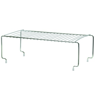 Organizador Armário Prateleira Multiuso Empilhável Cromado - Kit com 4 unidades em Oferta na Shopee