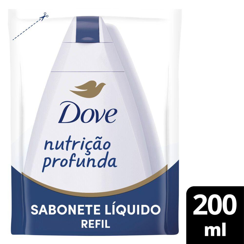 Refil Sabonete Líquido Dove Nutrição Profunda 200ml