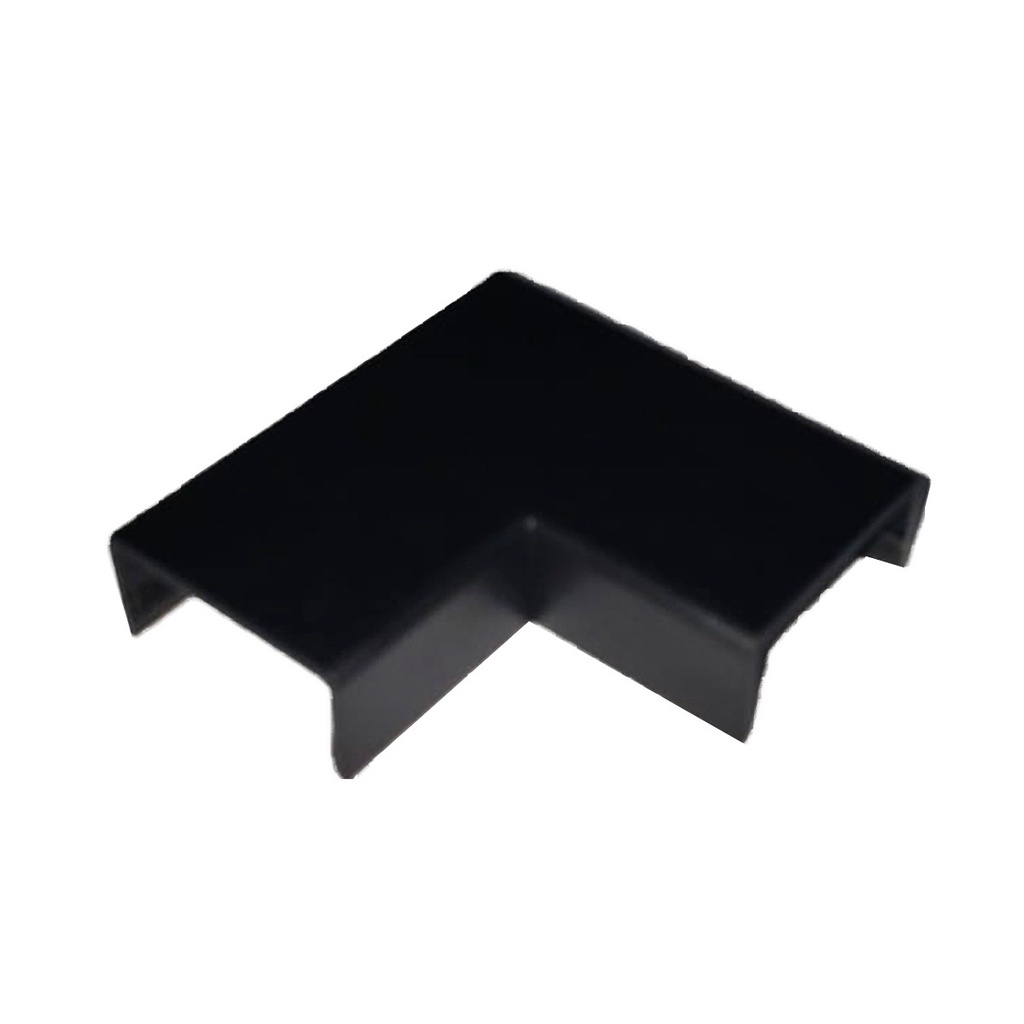 Curva L canaleta PRETA canaleta cotovelo canaleta de x10mm PRETO