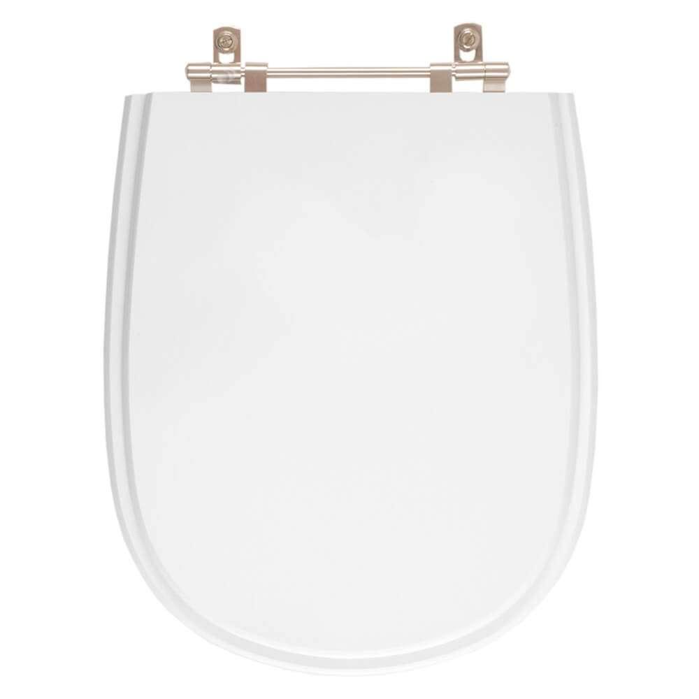 Tampa de Vaso Acrilico Paris Branco para bacia Ideal Standard 6lpf