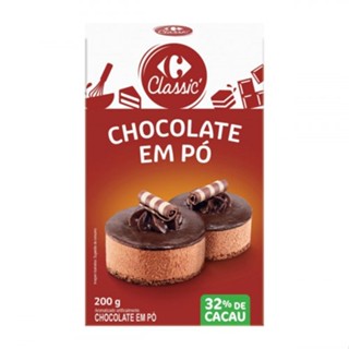 Chocolate em Pó 32 Cacau Carrefour Classic 200 g