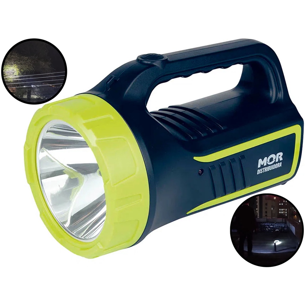 Lanterna Holofote Super Potente Led 265 Lm 200m De Alcance Mor 009184 em Oferta na Shopee