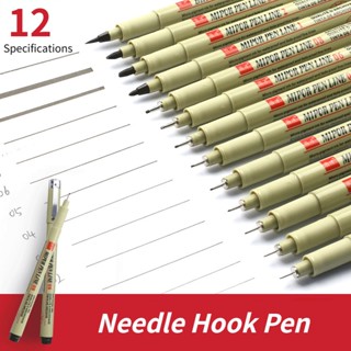 12PCS/SET Caneta De Agulha À Prova D