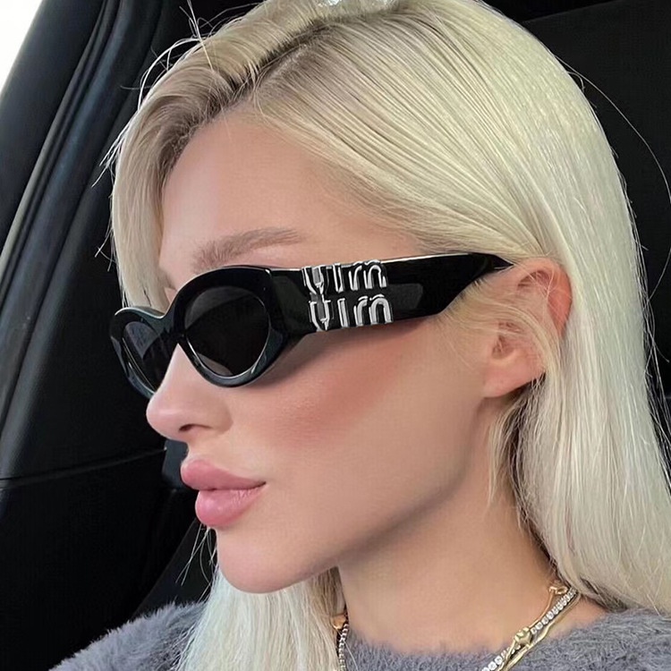 Óculos Vintage Ovais Femininos De Sol De Luxo Marca Designer Olho De Gato De Moldura Pequena Para Homens