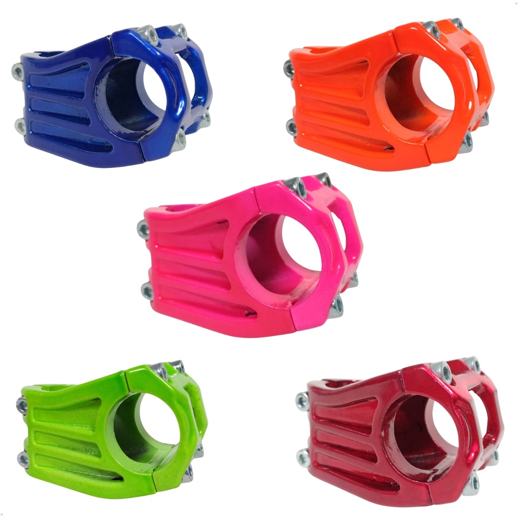 Mesinha Avanço Suporte Guidão 31.8mm 45mm Mtb Bike Cores Bike Fit Bicicleta Curta  Curtinha Espiga Sem Rosca Dh Mtb Speed Gravel Falcon Positiva Negativa Mountain Speed