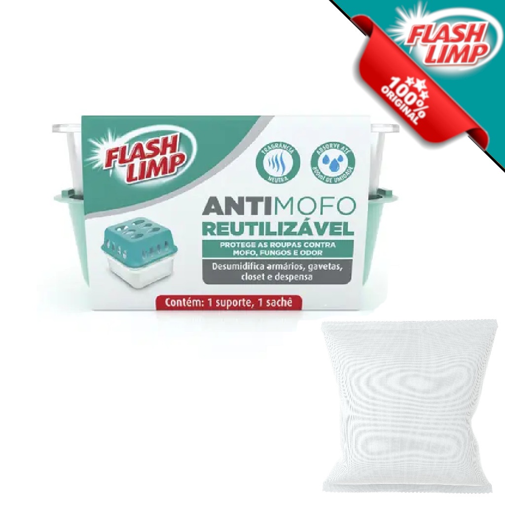 Anti Mofo Reutilizável Flash Limp 400g AMO1836 Anti Umidade