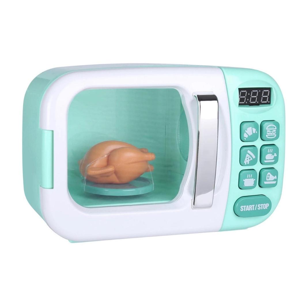 Mini Cozinha Microondas Interativo Frango Som Luz Verde LKC991 Fenix - Mom & Baby