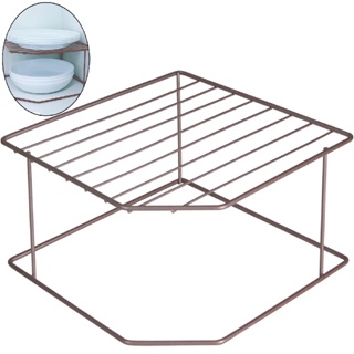 Suporte De Pratos Organizador Horizontal 2 Níveis Lavanda em Oferta na Shopee