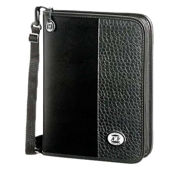 Fichário Universitário 4 Argolas Acp Croco Black em Oferta na Shopee