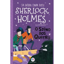 Livro Sherlock Holmes ilustrado - O signo dos quatro
