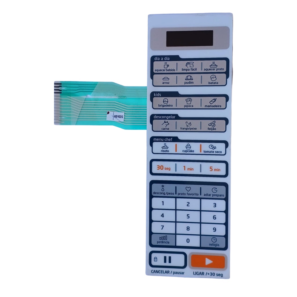 MEMBRANA MICROONDAS MIDEA MTAS21  MTAS22  CÓD: 261400212050
