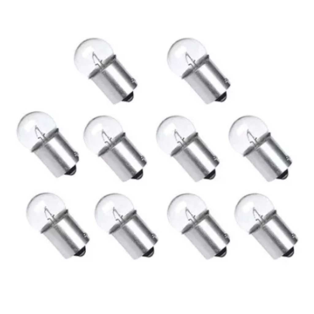 10X Lâmpada Automotiva Halogena 67 12v 10w G18 Ba15s 1Polo