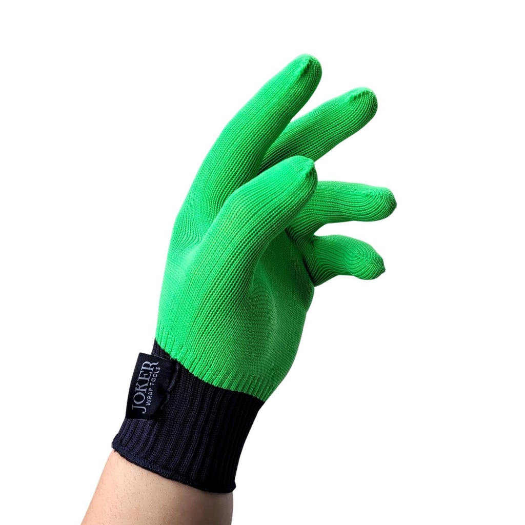 PAR DE LUVAS PARA ENVELOPAMENTO ADESIVOS E INSULFILM JOKER VERDE em Oferta na Shopee