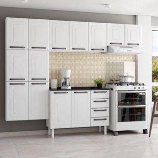 Cozinha Completa Colormaq Titanium 4 Peças em Aço 168x245x43,5cm