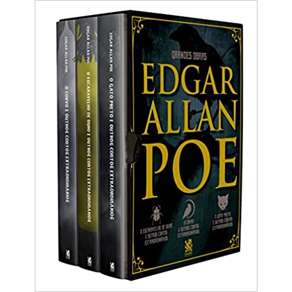 Grandes Obras Edgar Allan Poe | Box com 3 Livros