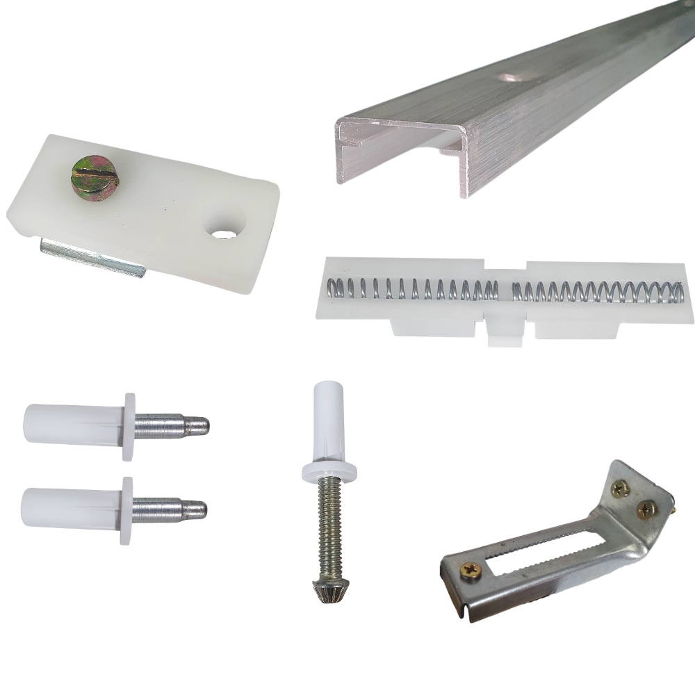 Kit Ferragens p/ Porta Camarão Sem Dobradiça - 60 cm Natural - Alfer em Oferta na Shopee