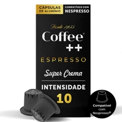 Capsula De Café Espresso Compatível Com Nespresso Coffee Mais Intenso Super Crema - 10 unidades