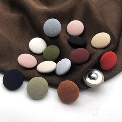 10pçs Botões De Camisa Circular Colorida Bolsa Para Mulheres Caxemira Pequenos Ternos Chiffon Roupas Versáteis