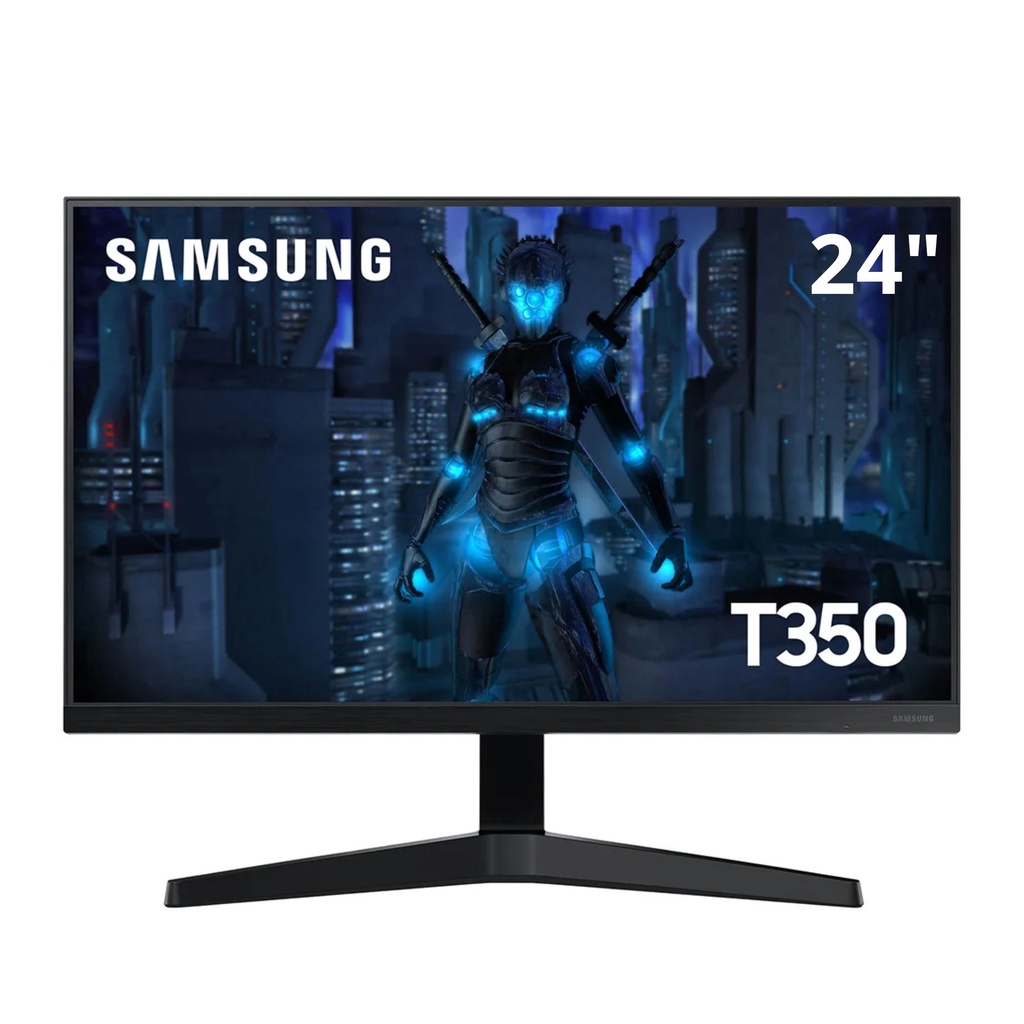 Monitor Gamer Samsung 24" Full HD IPS 75hz 5ms LF24T350FHLMZD