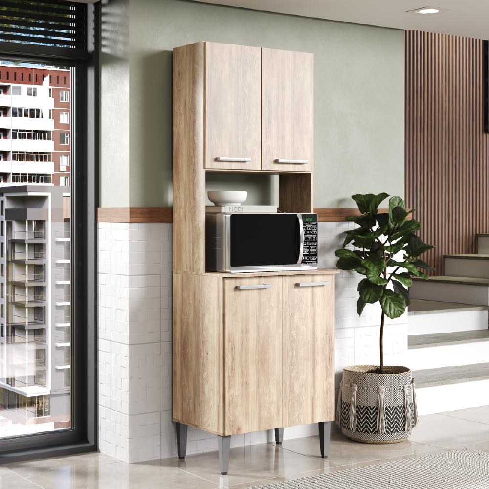 Torre Quente Carvalho Cozinha Arizona 2783 Carraro em Oferta na Shopee