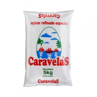 Açúcar Refinado Especial Caravelas Pacote 5kg