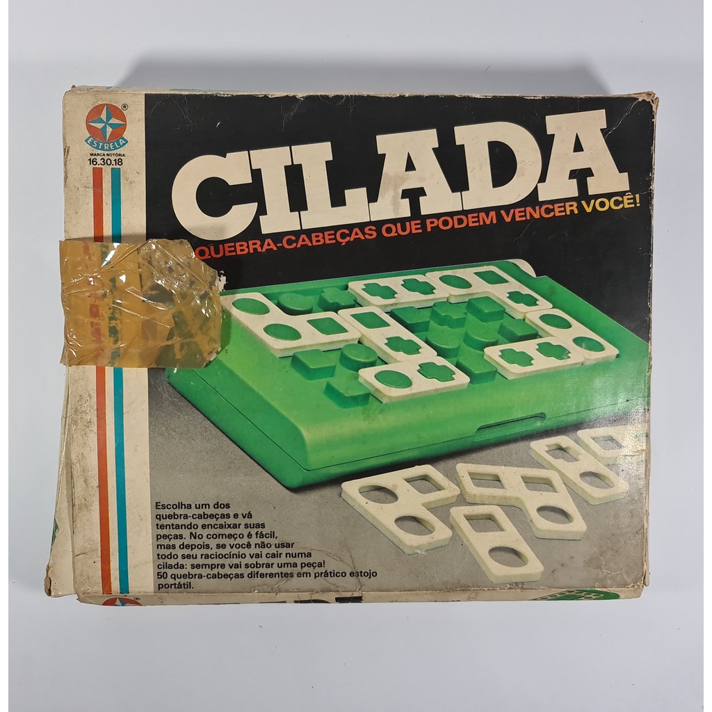 Jogo de Tabuleiro Cilada da Estrela usado