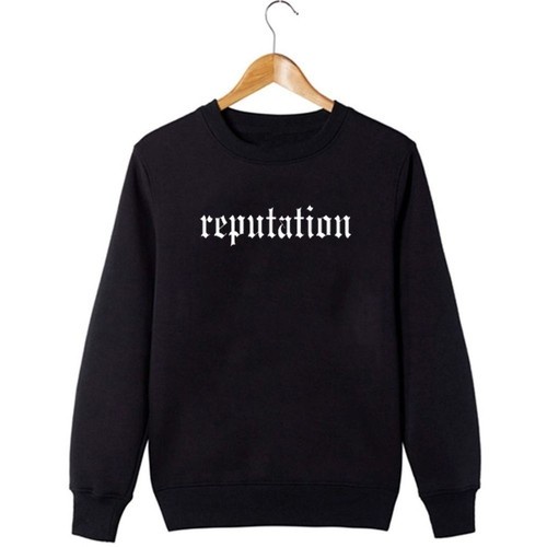 Blusa Moletom Gola Careca Reputation - Casaco Unissex Taylor Swift fivestyles2.0  Com capuz ou sem Capuz Casaco de Frio
