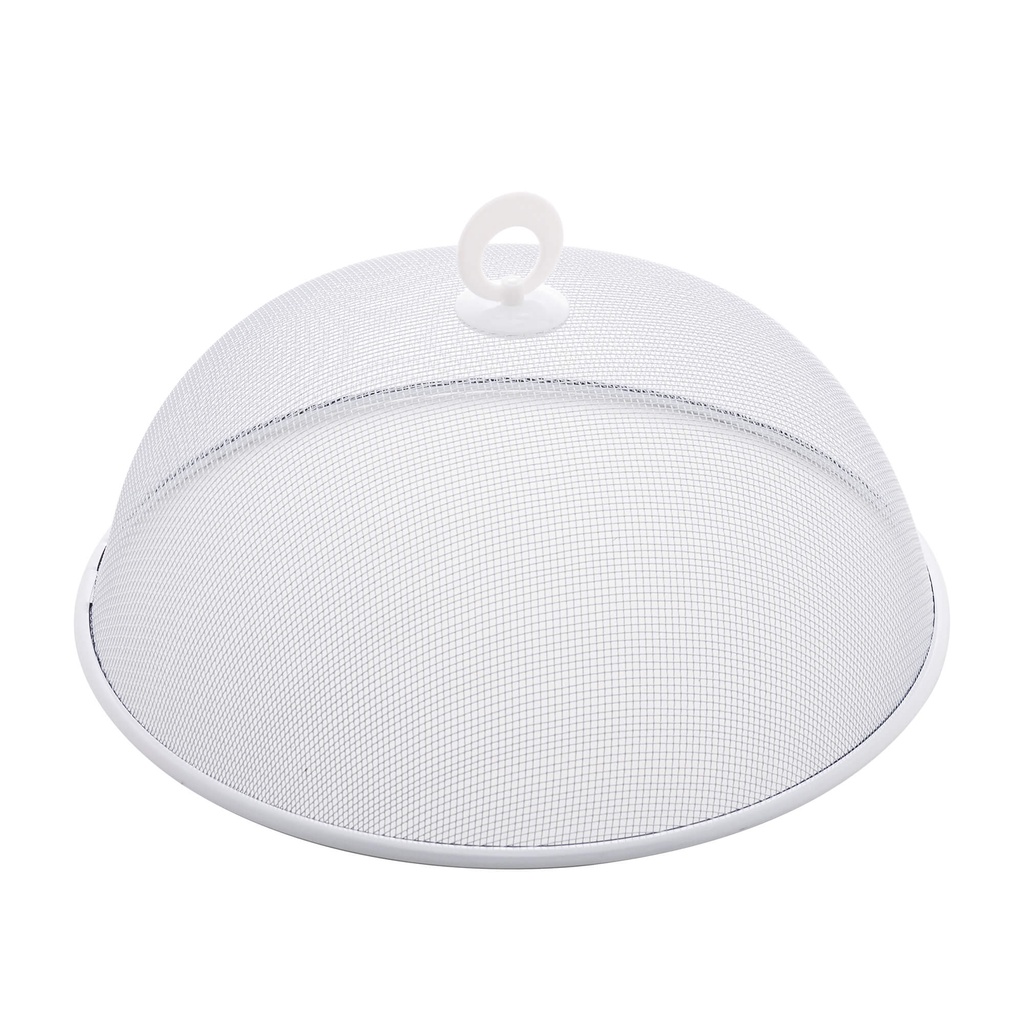 Tela Protetora para Alimentos de Metal Revestido Branco 24cm