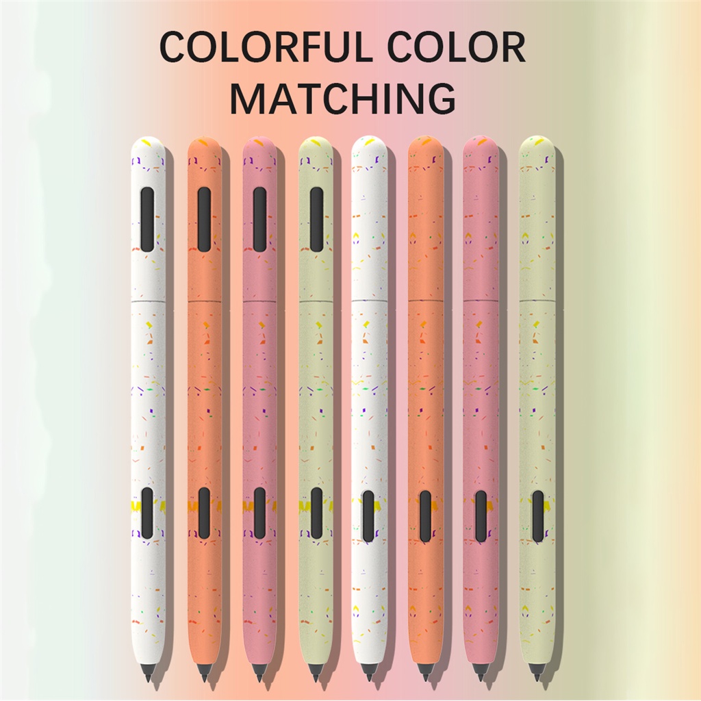 Capa De Silicone Luminosa Para Samsung Galaxy Tab S10 S9 S8 Ultra S7 Plus FE S6 Lite + Corpo Contrastante S Pen Stylus P