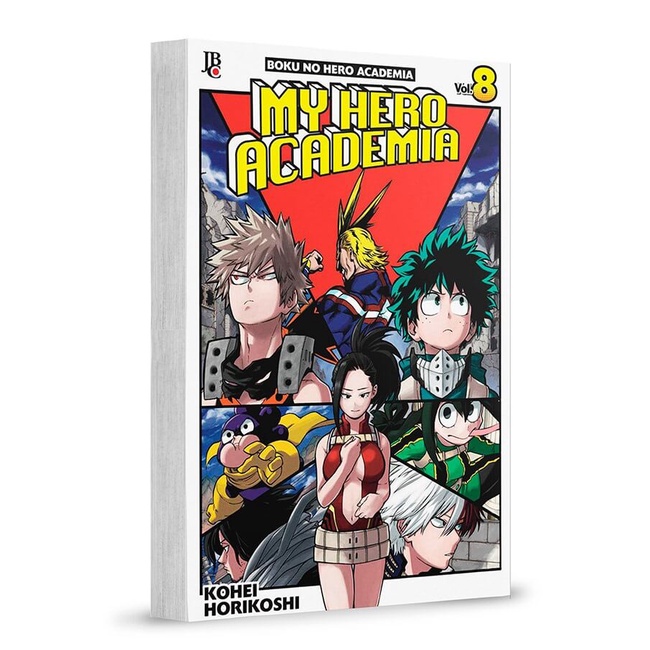 Mangá - My Hero Academia - 08 - Novo/Lacrado