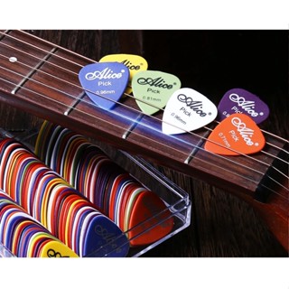 50 Conjuntos/Peças Alice Glaze Dull Polish Guitar Parts Pick Folk Instrumentos Musicais Clássicos Finger Piece 0.51MM