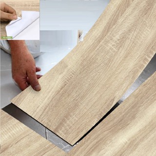 Piso Vinílico Autocolante Adesivo Madeira Régua Lavável 91cm x 15cm 01 UNIDADE