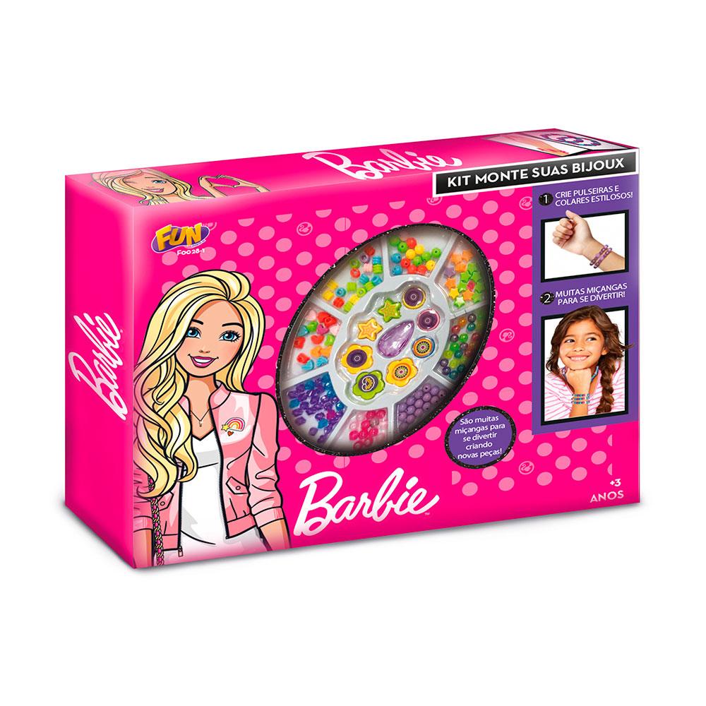 Barbie Kit Monte Suas Bijoux - Fun Divirta-se em Oferta na Shopee