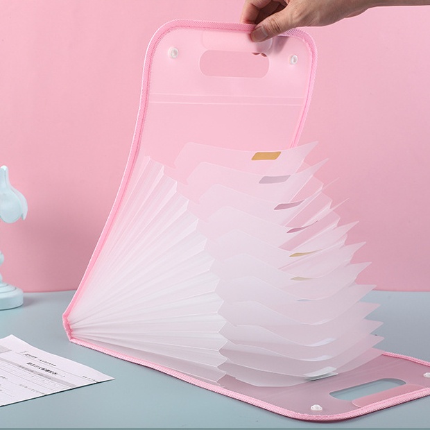 Pasta Arquivo De Mesa Para Documentos Portátil / Organizador / A4 Papelaria
