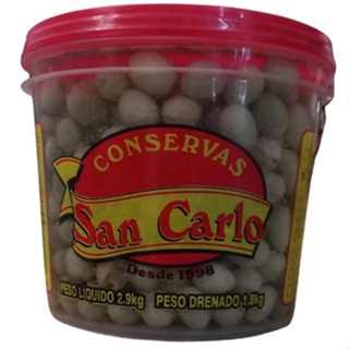 Azeitona Verde 16/20 Sem Caroço 1,8kg - San Carlo em Oferta na Shopee